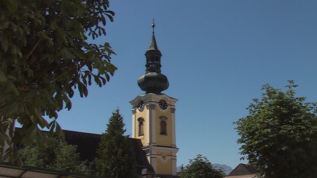 Msto Gmunden a jezero Traunsee