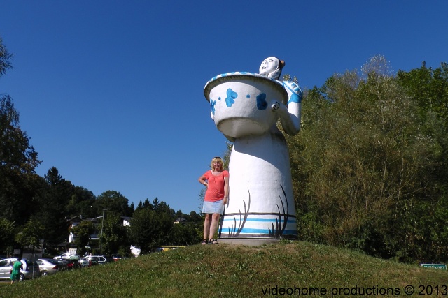 Msto Gmunden a jezero Traunsee