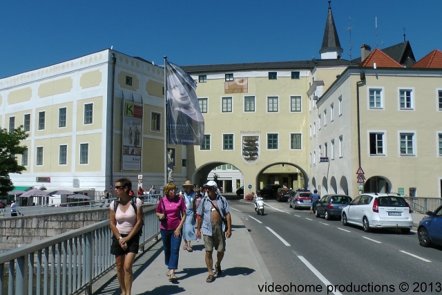 Msto Gmunden a jezero Traunsee