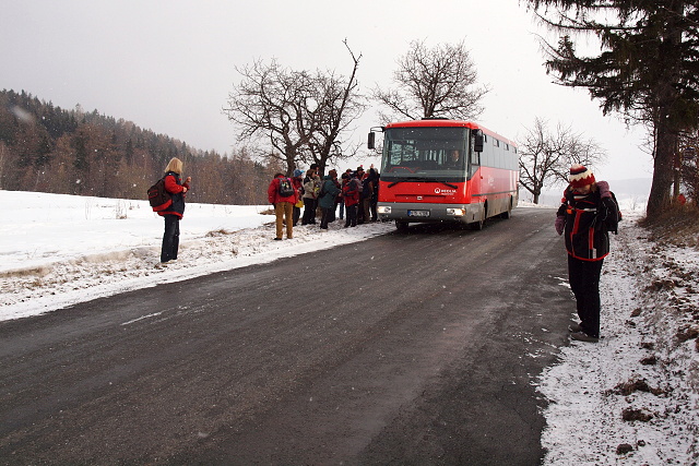 Pr slabch jedinc vyjelo na kopec dopravou.